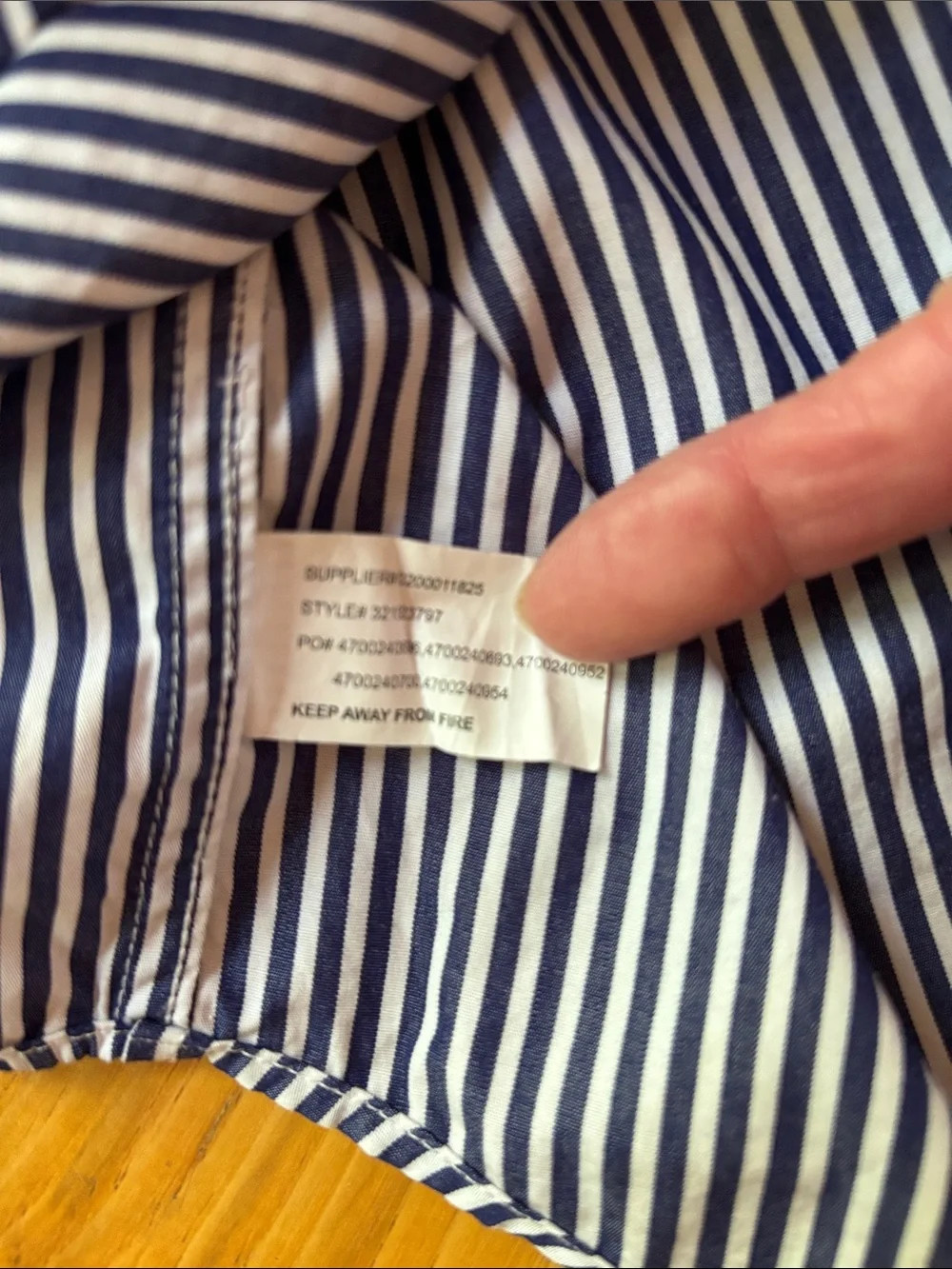 RALPH LAUREN | Navy Striped Cotton Classic Preppy Pony Dress Shirt | Size 4/4T